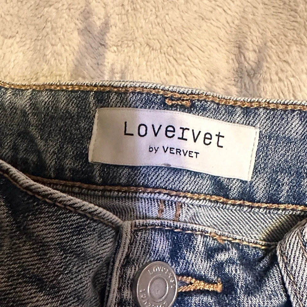 A179.   Lovervet Light Blue Distressed Straight Leg Jeans